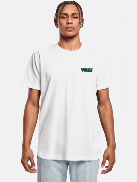 bequemes Mister Tee Herren T-Shirt 200 g/m&sup2; mit Baumwolle Wei&szlig;