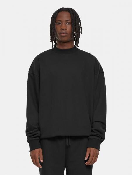 bequemes Urban Classics Herren Sweatshirt 280 g/m&sup2; mit Baumwolle Schwarz