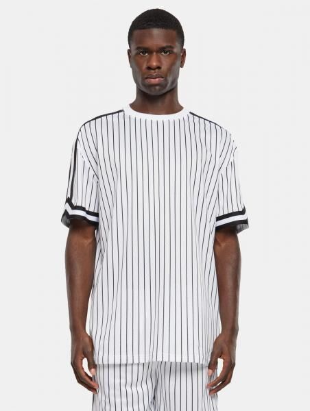 bequemes Urban Classics Herren T-Shirt 130 g/m&sup2; Wei&szlig;/Schwarz