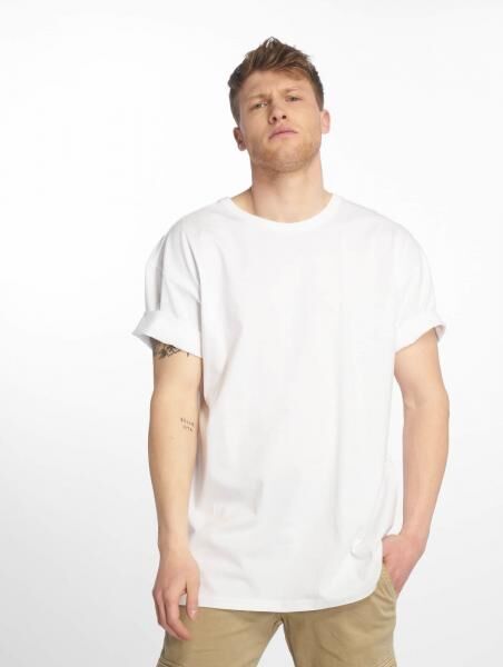 bequemes URBAN CLASSICS Herren T-Shirt Oversize 180 g/m&sup2; mit Baumwolle Wei&szlig;