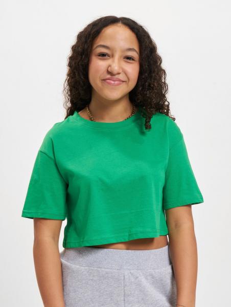 bequemes Urban Classics Unisex T-Shirt Rippstrick 140 g/m&sup2; mit Baumwolle Gr&uuml;n