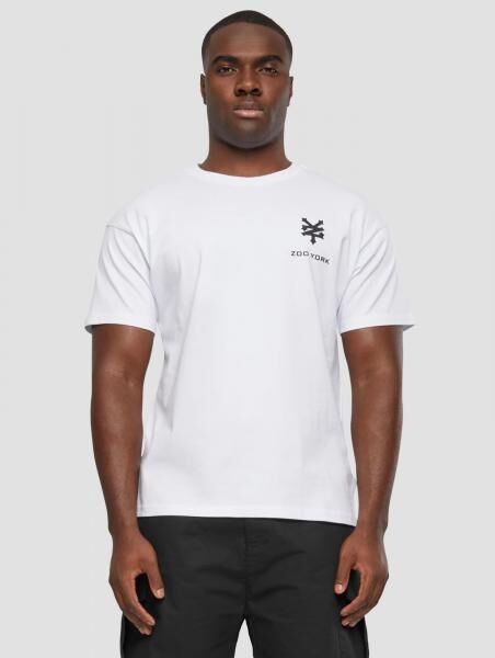 bequemes Zoo York Herren T-Shirt mit Baumwolle Wei&szlig;