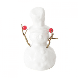 Boltze-Figur „Olaf“, Schneemann, weiß, 14 cm