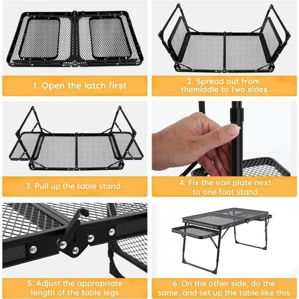 CampMax™ Faltbarer Mesh-Tisch für draußen