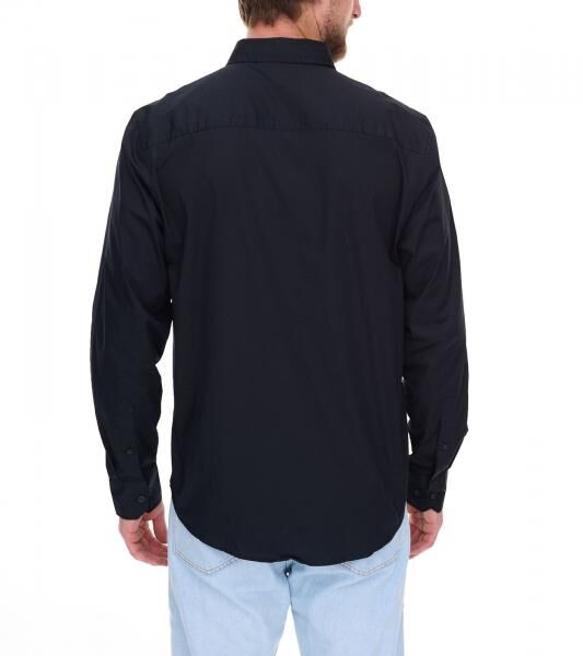 ELEVATE Hamell Langarm-Hemd schlichtes Herren Business-Hemd Popelin 118 g/m2 3816899 Schwarz