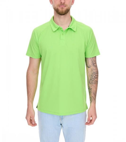 ELEVATE Ottawa Herren Polo-Shirt Sport Polo-Hemd Pique-Strick Cool-Fit 220 g/m&sup2; 3908268 Gr&uuml;n