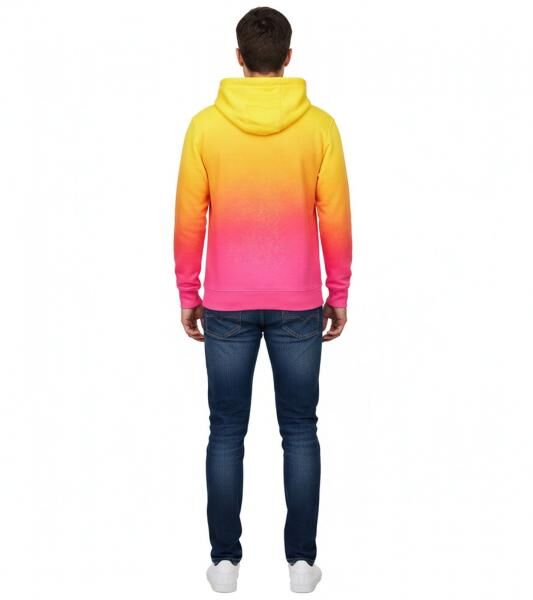 Formula E Herren Kapuzen-Pullover Hoodie Sweat-Pullover Baumwoll-Pullover Langarm-Shirt 701223586 001 Gelb/Rosa