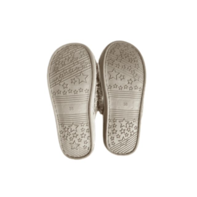 Homeslipper Hausschuhe Pantoffeln Slipper Beige Unisex Schlappen Größen Restposten Mix