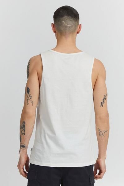 klassisches BLEND BDLingo Herren Tanktop mit Rundhals Top 20714921ME-110602 Wei&szlig;