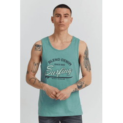 klassisches BLEND BDLingo Herren Tanktop mit Rundhals Top 20714921ME-164712 Blau