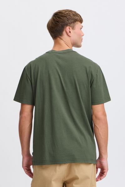 klassisches SOLID SDNong Herren T-Shirt mit Rundhals Shirt 21108418-190415 Gr&uuml;n