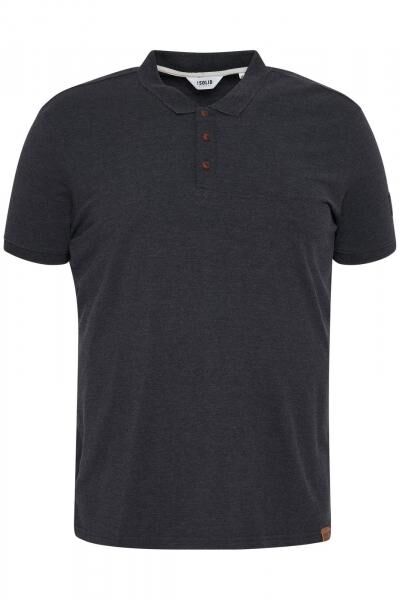 Klassisches SOLID SDTrip BT Herren Poloshirt Gro&szlig;e Gr&ouml;&szlig;en mit 3-Knopf-Leiste Shirt 21300885-ME-798288 Grau