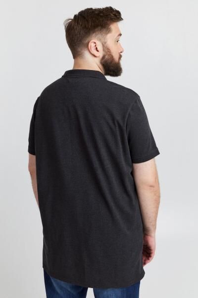 Klassisches SOLID SDTrip BT Herren Poloshirt Gro&szlig;e Gr&ouml;&szlig;en mit 3-Knopf-Leiste Shirt 21300885-ME-798288 Grau