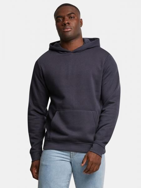 l&auml;ssiger URBAN CLASSICS Herren Hoodie Rippb&uuml;ndchen Kapuze 270 g/m&sup2; Navy