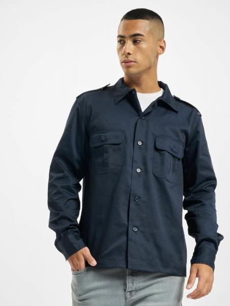 l&auml;ssiges Brandit Herren Polo-Shirt Taschen Navy