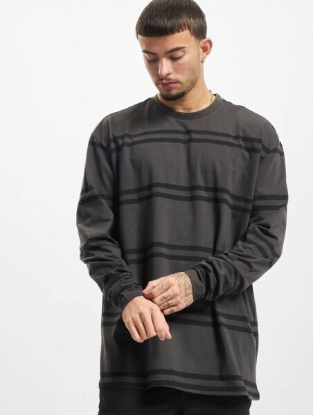 l&auml;ssiges Urban Classics Herren Sweatshirt Oversize 180 g/m&sup2; mit Baumwolle Grau