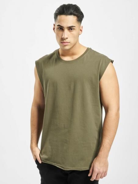 l&auml;ssiges Urban Classics Herren T-Shirt 180 g/m&sup2; mit Baumwolle Khaki