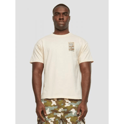 Casual Zoo York men's T-shirt in beige cotton