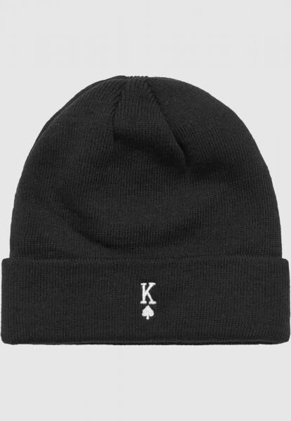 moderne Mister Tee Herren Cap Oversize Ketten-Detail 64 g/m&sup2; Schwarz