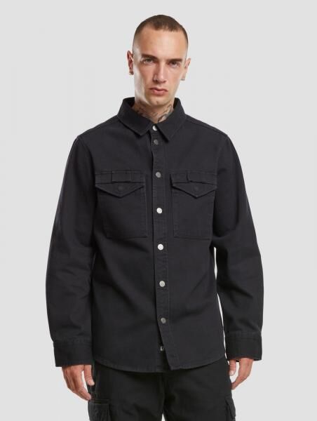 modernes Brandit Herren Polo-Shirt mit Baumwolle Schwarz