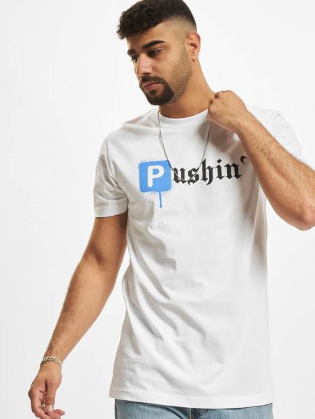 modernes Mister Tee Herren T-Shirt 200 g/m&sup2; mit Baumwolle Wei&szlig;