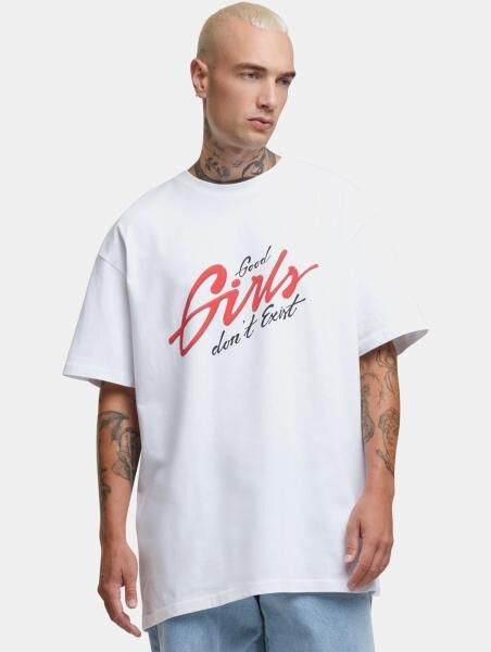 modernes Mister Tee Herren T-Shirt 200 g/m&sup2; mit Baumwolle Wei&szlig;