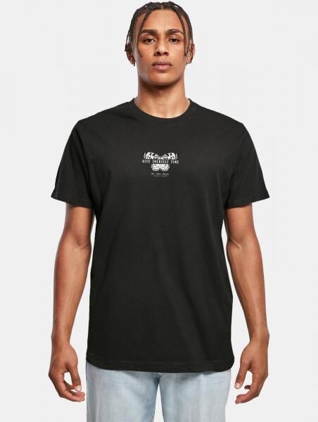 modernes Mister Tee Herren T-Shirt mit Baumwolle Schwarz