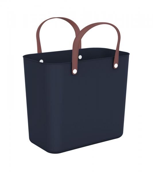 Nachhaltige Rotho Multibag ALBULA 25L Ocean-Bound Plastic Tragetasche Einkaufskorb 9082899 Dunkelblau
