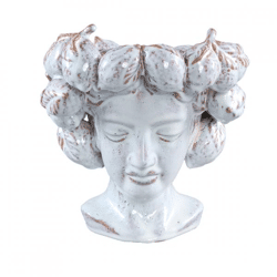 PTMD Blumentopf-Figur „Alani“, blau, 22 cm