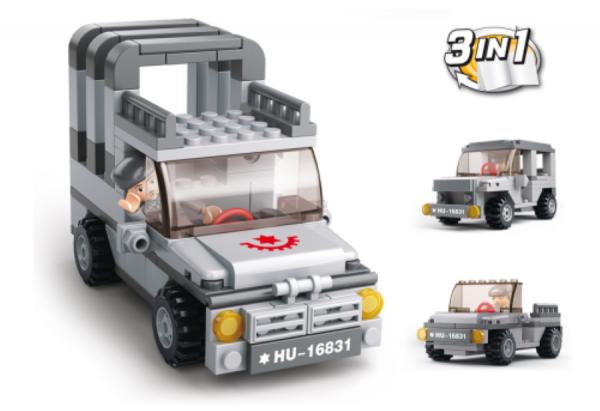 Sluban M38-B0537A - ARMY Jeep 3-in-1 - 110 parts