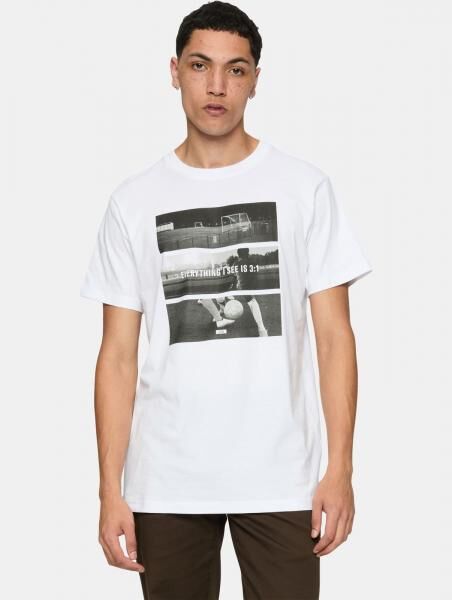 sportliches Merchcode Herren T-Shirt mit Baumwolle Wei&szlig;