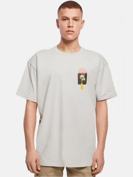 sportliches Merchcode Herren T-Shirt Oversize 240 g/m&sup2; mit Baumwolle Grau
