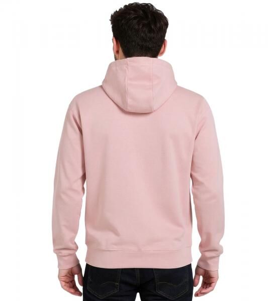 SUBLEVEL Herren Kapuzen-Pullover Baumwoll-Hoodie mit Eingriffstaschen Sweater H10014T21326A1 13300 Rosa