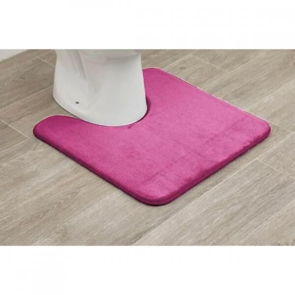 Toilettenvorleger lila Polyester 45 x 50 cm