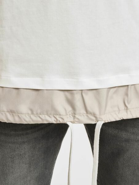 vsct 2-in-1-T-Shirt mit &uuml;bergro&szlig;em Augenmotiv, Ecru