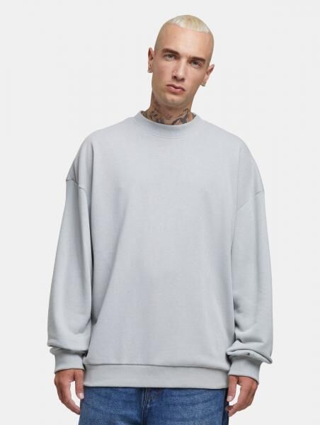 weiches Urban Classics Herren Sweatshirt 280 g/m&sup2; mit Baumwolle Grau
