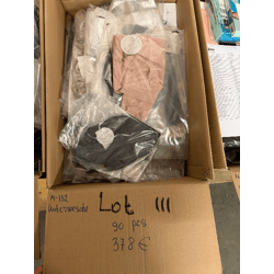 378 € / Lot Marken-Damenunterwäsche, Lot Nr. 111 mit 90 Teilen, Kategorie A/B/C, Kundenrücksendungen, Packliste vorhanden