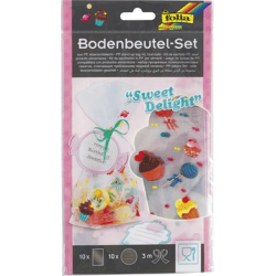 FOLIA - Bodenbeutel-Set SWEET DELIGHT-145x235mm, 10 Stück, inklusive Zubehör