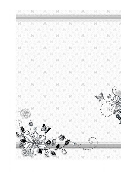 FOLIA - Designkarten mit Kuverts KLASSIK-8 Karten mit Glitter & 8 bedruckte Kuverts