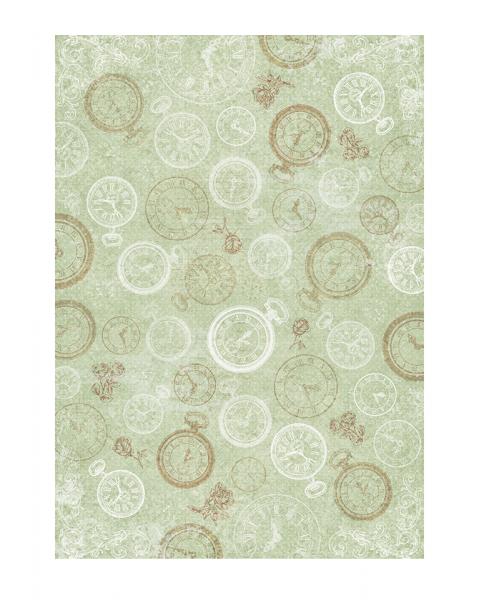 FOLIA - Designkarten mit Kuverts VINTAGE-8 Karten mit Glitter & 8 bedruckte Kuverts