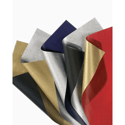 FOLIA - Geschenkpapier WEIHNACHTEN, bicolor, 70x200cm-reißfest, blau/silber, 5 Pack