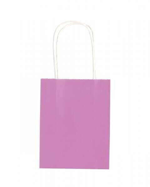 FOLIA - Papiertüten S BASIC, aus 110g/m² Kraftpapier-10 Stück, 12x5,5x15cm, farbig sortiert