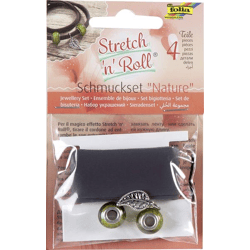 FOLIA - Stretch 'n' Roll Set NATURE-1 Band à 1m, 3 Charms