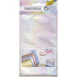 FOLIA - Transferfolie, 9x16cm-8 Blatt in 4 Farben sortiert