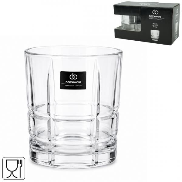 Haushaltswaren Trinkglas Vellum 340 ml 2 Stück
