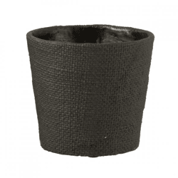 J-line Flower Pot Bar M, Black, 16.5 cm