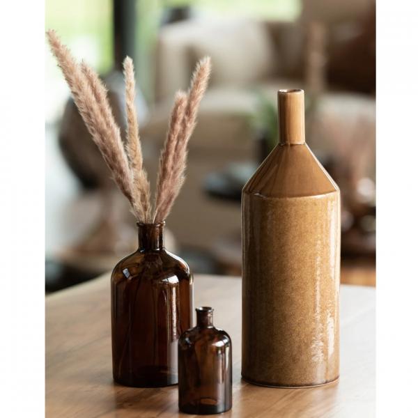 J-Line Flaschenvase, braun, 40 cm