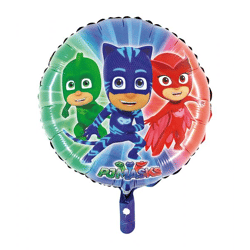 PJ Masks - Foil balloon - Round - 44 cm