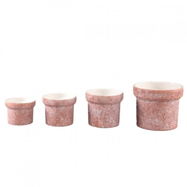 PTMD Christe XL Flower Pot, Pink, 19 cm
