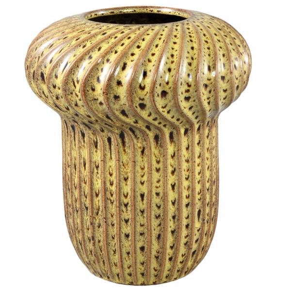 PTMD Blumentopf Sindi High, gelb, L 30 cm